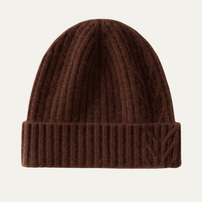 The Wentworth Men's Luxury Ribbed Knit Cashmere Beanie 0