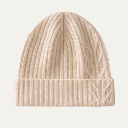 The Wentworth Men's Luxury Ribbed Knit Cashmere Beanie 6