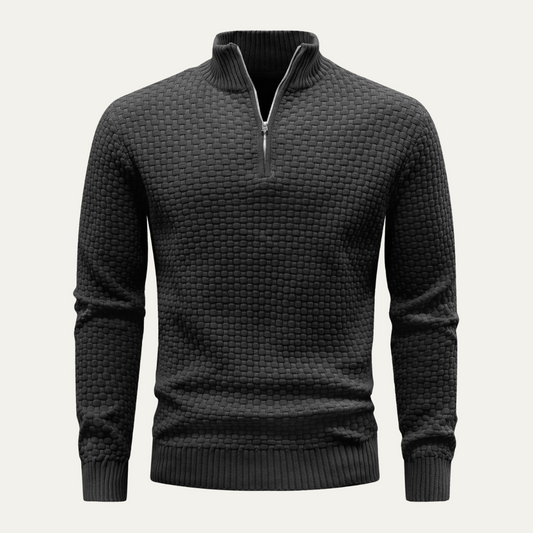 The Westbourne Men’s Half Zip Knit Winter Jumper 0