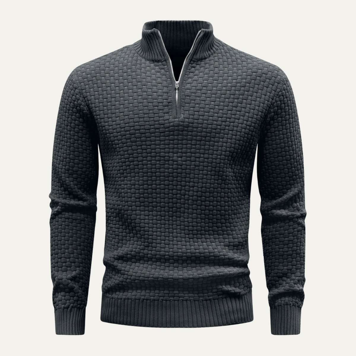 The Westbourne Men’s Half Zip Knit Winter Jumper 2