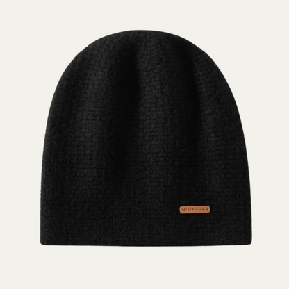 The Westbury Trendy Ribbed Knit Cashmere Beanie 4