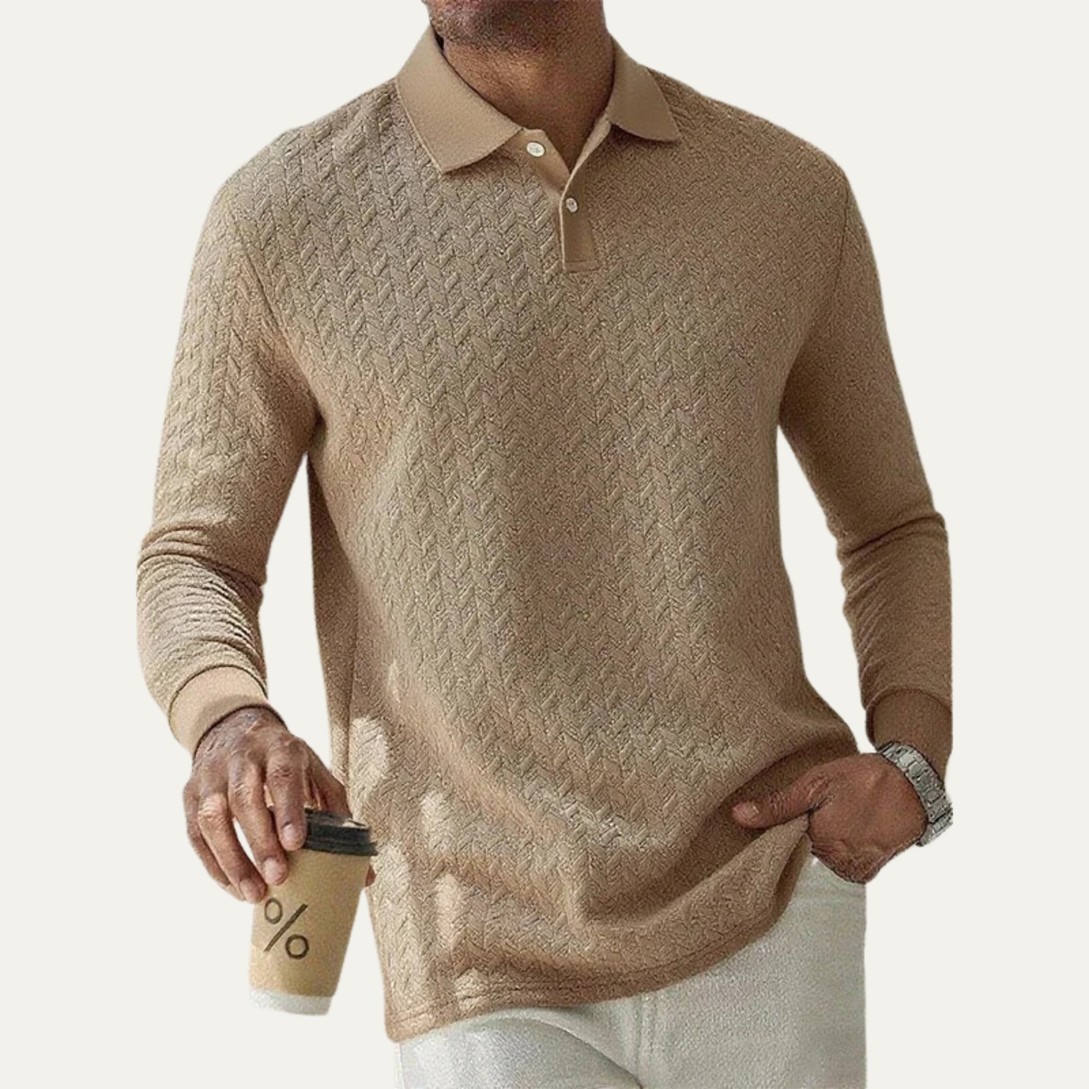 The Willowbrook Men’s Stylish Knit Polo Jumper 0