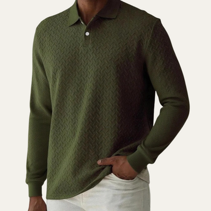 The Willowbrook Men’s Stylish Knit Polo Jumper 5