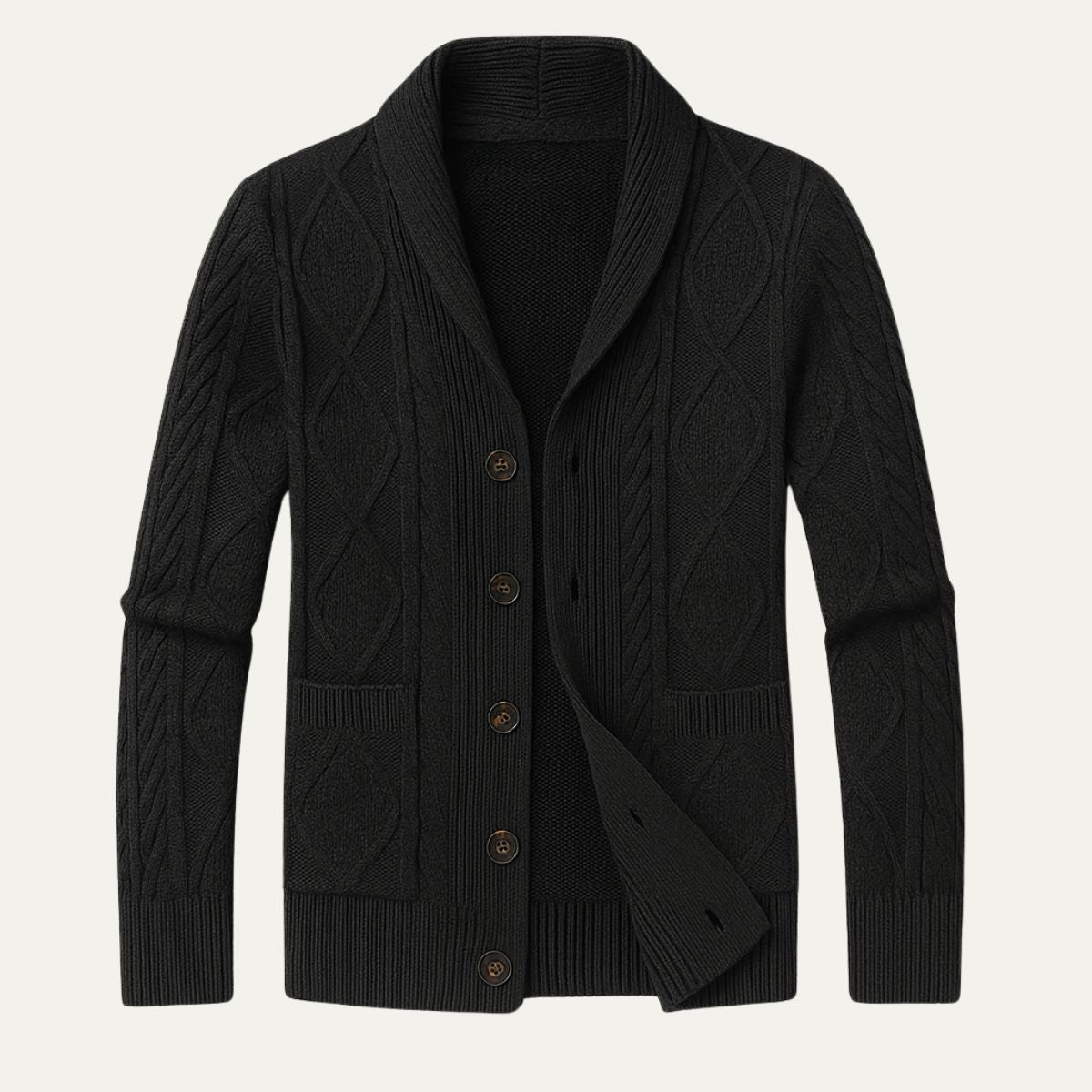 The Winchester 100% Cashmere Cardigan for Men 3