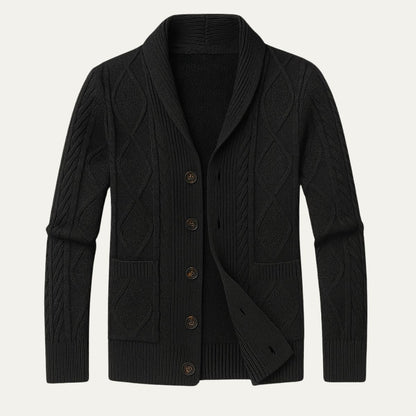 The Winchester 100% Cashmere Cardigan for Men 3