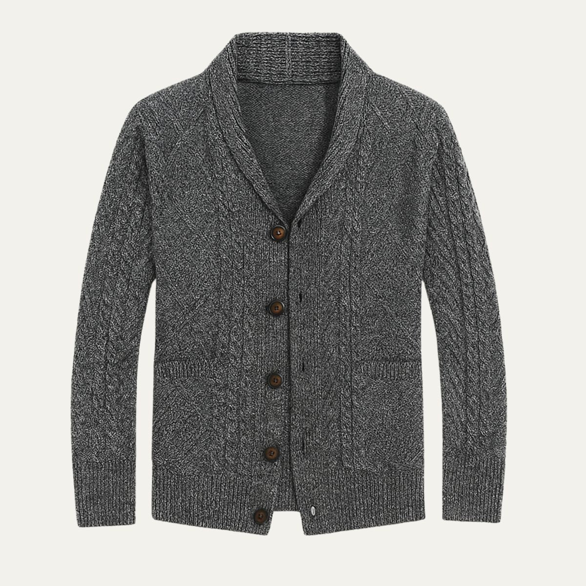 The Winchester 100% Cashmere Cardigan for Men 5