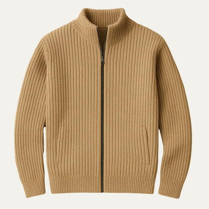 The Windsor Knitted Zip Up Cardigan 1