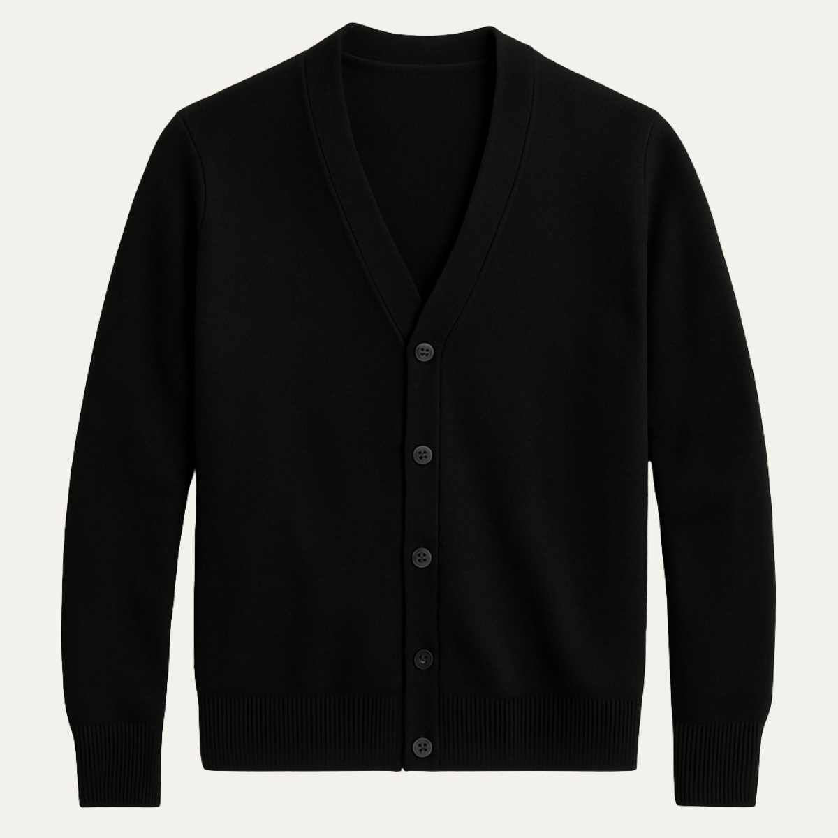 The York Men's Elegant Knit Cardigan with Buttons 1