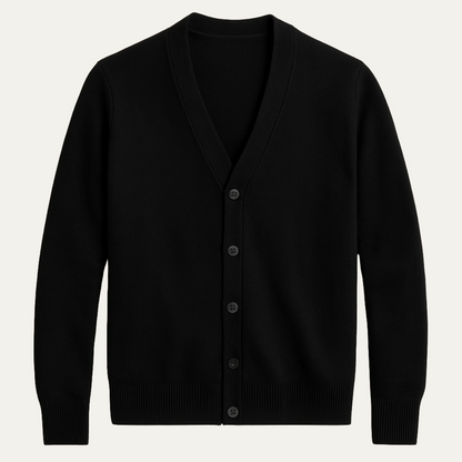 The York Men's Elegant Knit Cardigan with Buttons 1