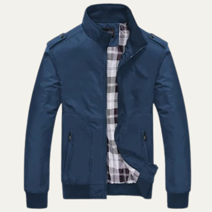The  Firenze Men's Lightweight Stand Collar Bomber Jacket 10