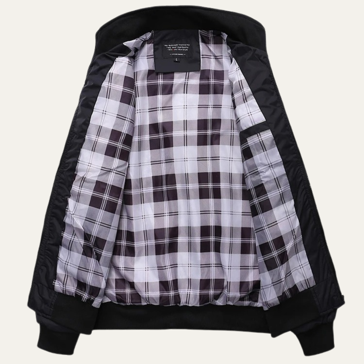 The  Firenze Men's Lightweight Stand Collar Bomber Jacket 1