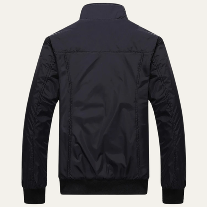 The  Firenze Men's Lightweight Stand Collar Bomber Jacket 2