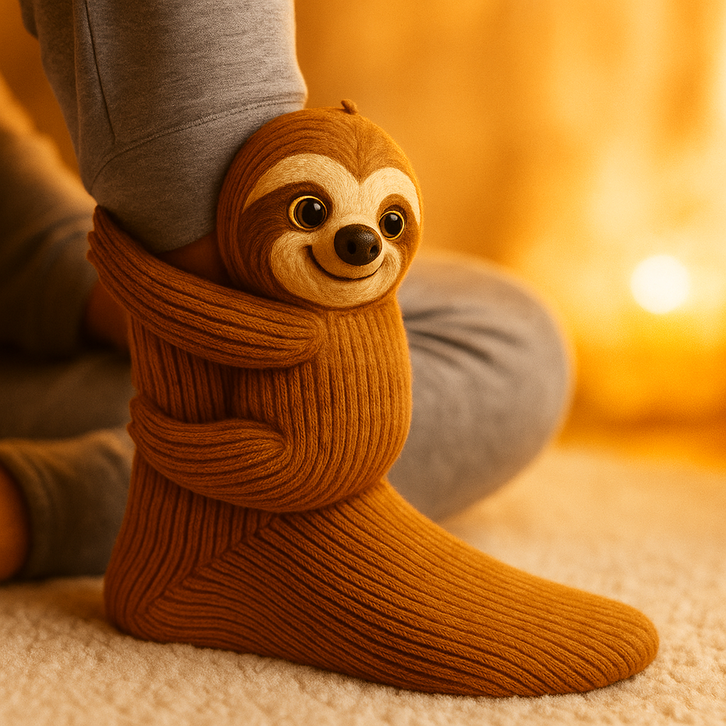 Cozy Fuzzy Animal Socks Slippers - VogeLuxe