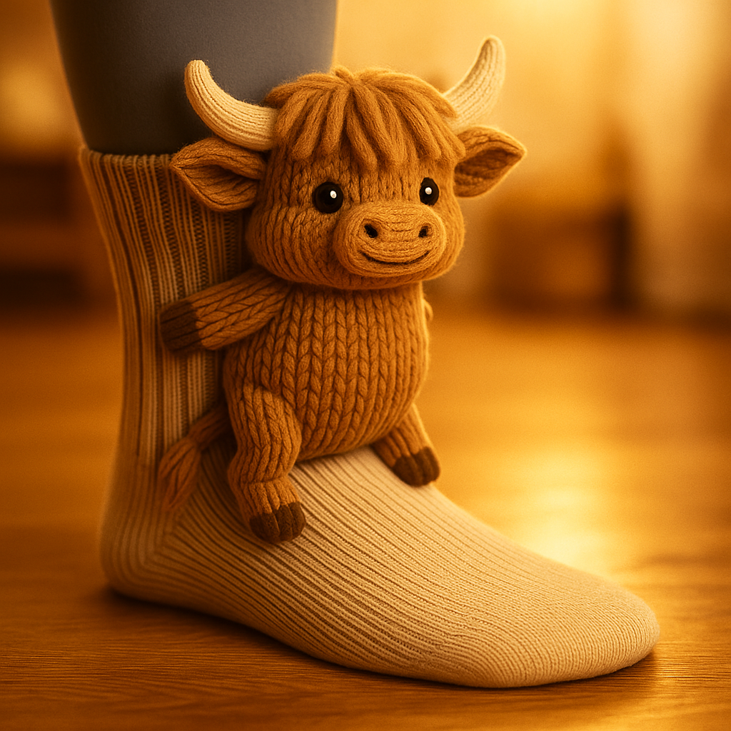 Cozy Fuzzy Animal Socks Slippers