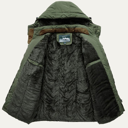 VogeLuxe | Men’s Warm Fur Lined Functional Parka Jacket