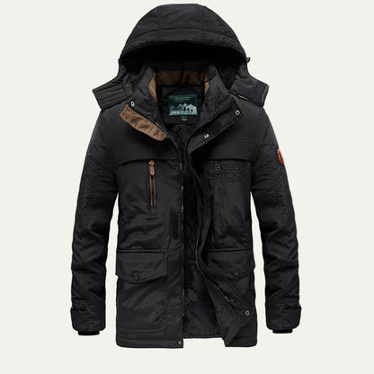 VogeLuxe | Men’s Warm Fur Lined Functional Parka Jacket