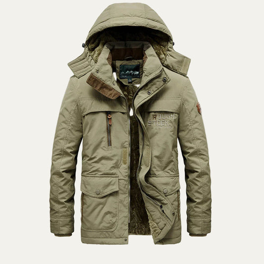 VogeLuxe | Men’s Warm Fur Lined Functional Parka Jacket