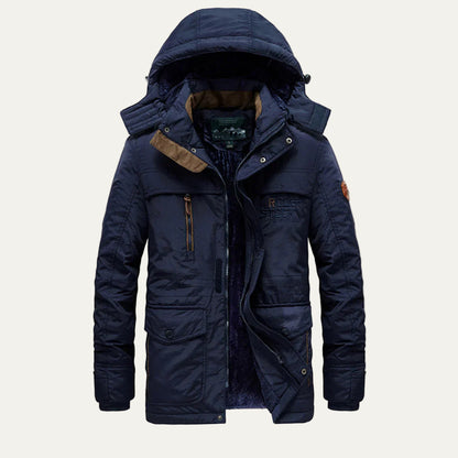 VogeLuxe | Men’s Warm Fur Lined Functional Parka Jacket