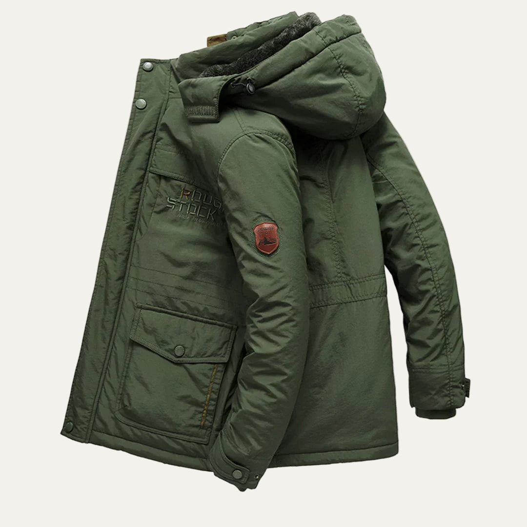 VogeLuxe | Men’s Warm Fur Lined Functional Parka Jacket