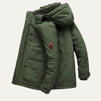 VogeLuxe | Men’s Warm Fur Lined Functional Parka Jacket