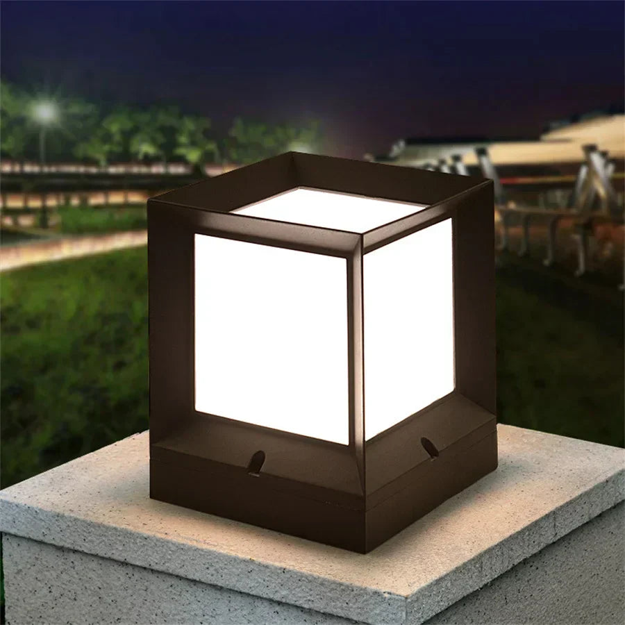 Contemporary Garden Post Lamp