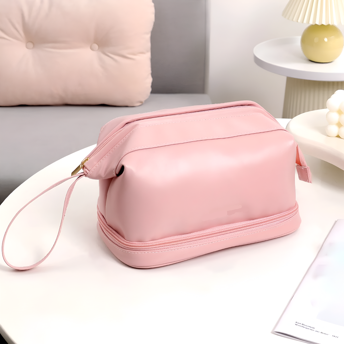 Spacious Makeup Travel Case Cosmetic Storage