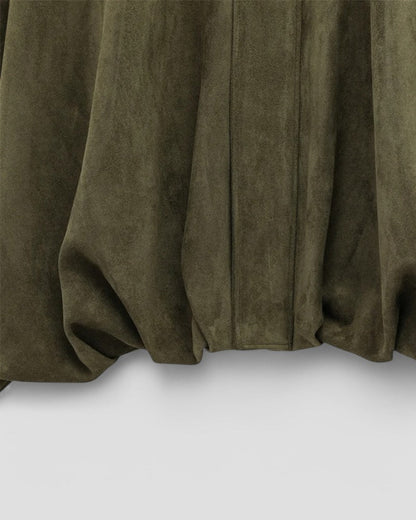 VogeLuxe | Women’s Faux Suede Collared Jacket