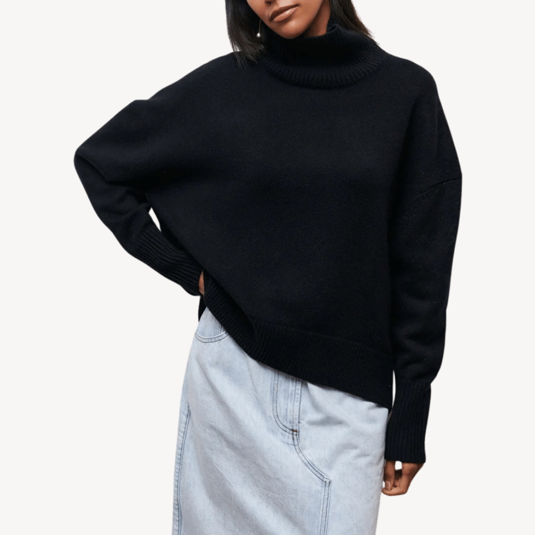 VogeLuxe | Women’s Oversized Turtleneck Sweater
