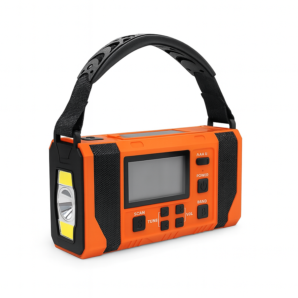 Reliable 10000mAh Battery Powered Emergency Radio - VogeLuxe