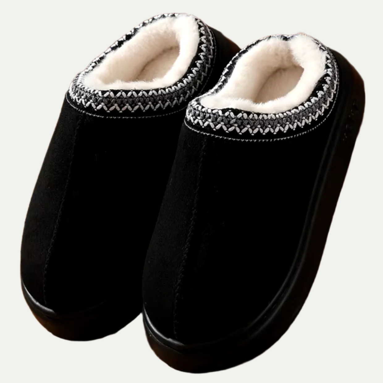 Unisex Indoor Slippers with Embroidered Trim – All-Season Comfort Foot Wear 1
