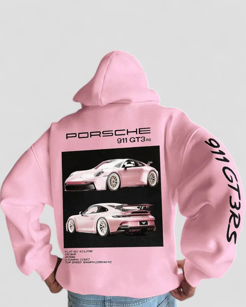 VogeLuxe | Unisex Oversized Racing Graphic Hoodie