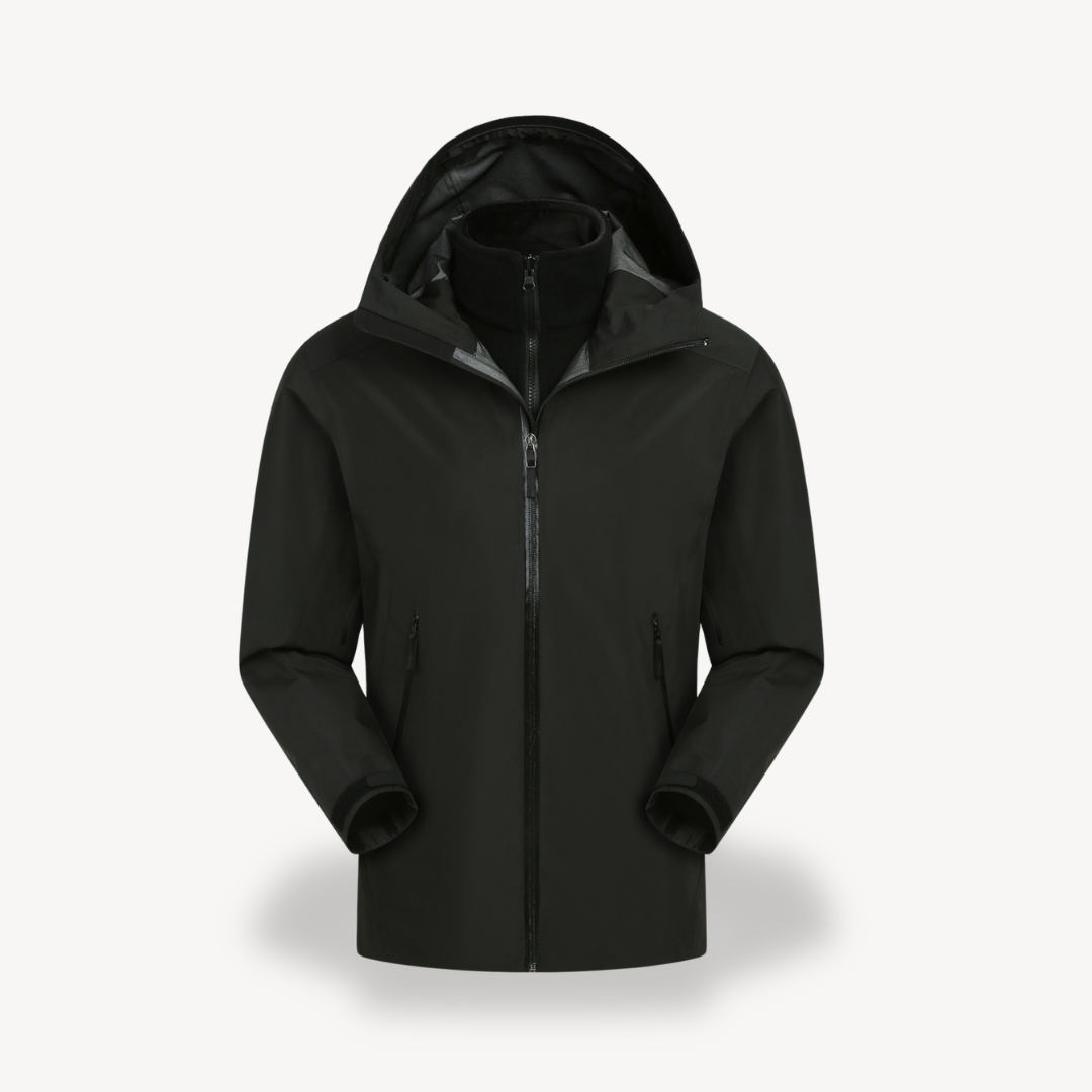 VogeLuxe | Men’s Minimalist Technical Shell Jacket