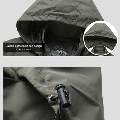 VogeLuxe | Men’s Waterproof Casual Windbreaker Jacket