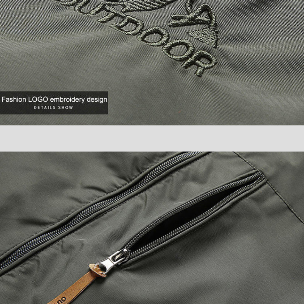 VogeLuxe | Men’s Waterproof Casual Windbreaker Jacket