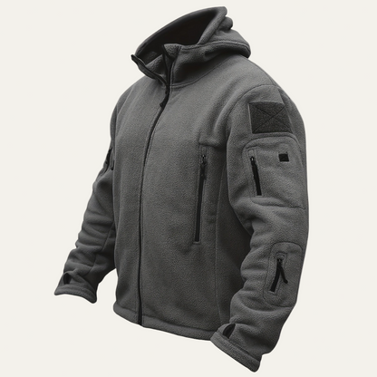 VogeLuxe | Men’s Tactical Zip-Up Hooded Jacket