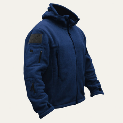 VogeLuxe | Men’s Tactical Zip-Up Hooded Jacket
