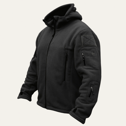 VogeLuxe | Men’s Tactical Zip-Up Hooded Jacket