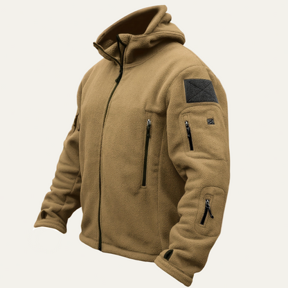 VogeLuxe | Men’s Tactical Zip-Up Hooded Jacket