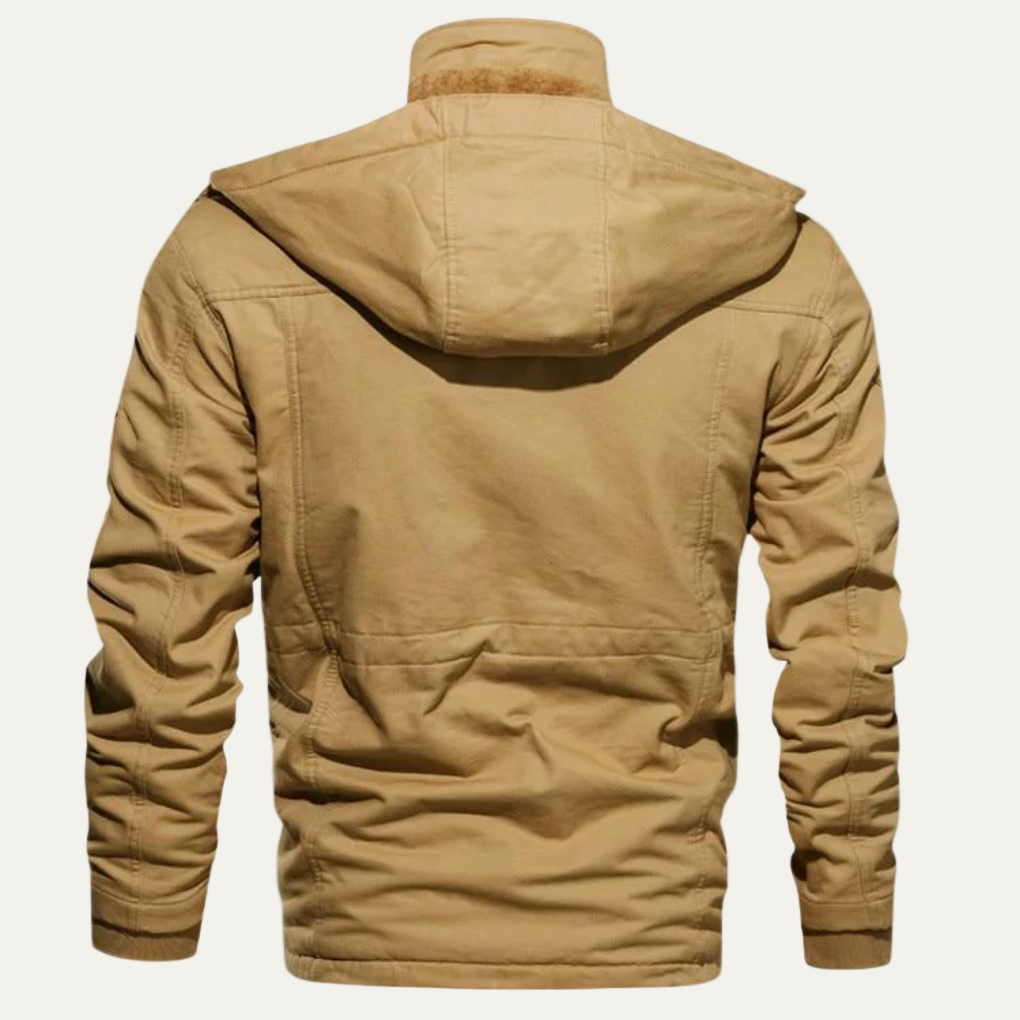 VogeLuxe | Men’s Winter Multi Pocket Cargo Military Jacket