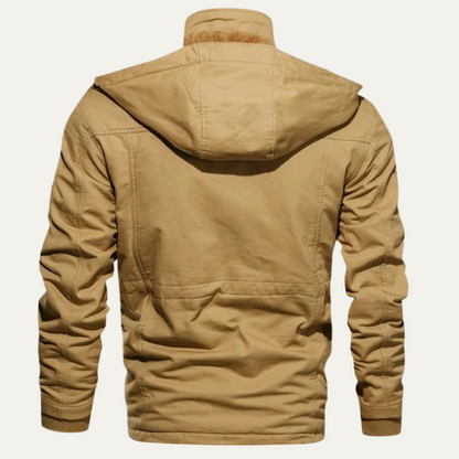 VogeLuxe | Men’s Winter Multi Pocket Cargo Military Jacket