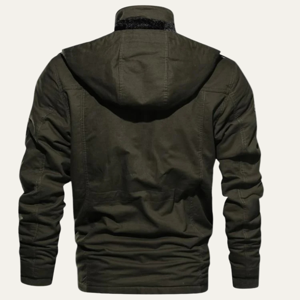 VogeLuxe | Men’s Winter Multi Pocket Cargo Military Jacket