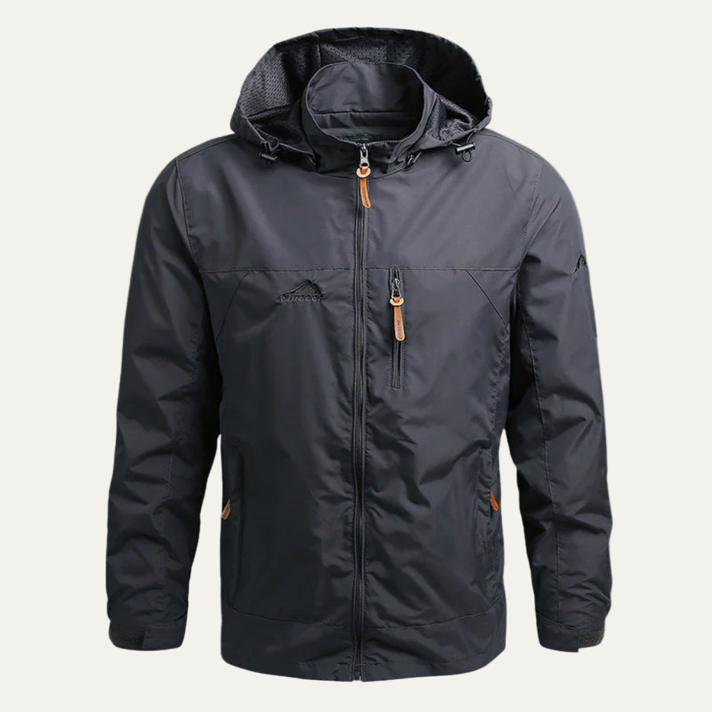 VogeLuxe | Men’s Waterproof Casual Windbreaker Jacket