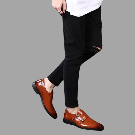 Classic Leather Slip On Shoes for Men - VogeLuxe