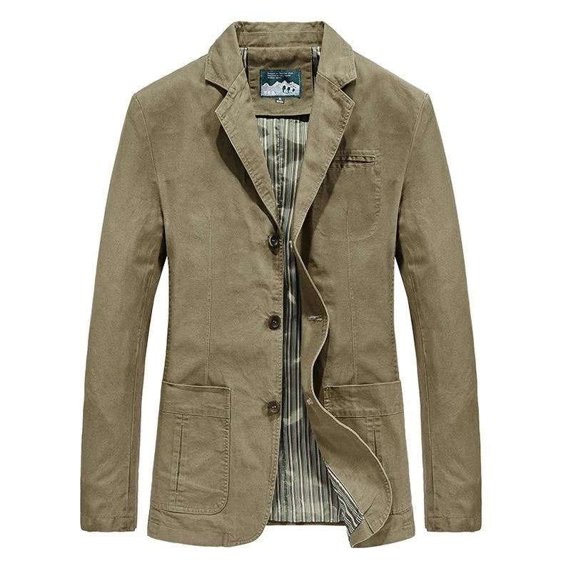 Slim Fit Classic Summer Jacket - VogeLuxe