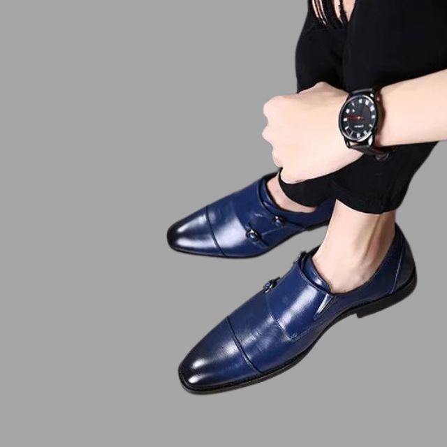 Classic Leather Slip On Shoes for Men