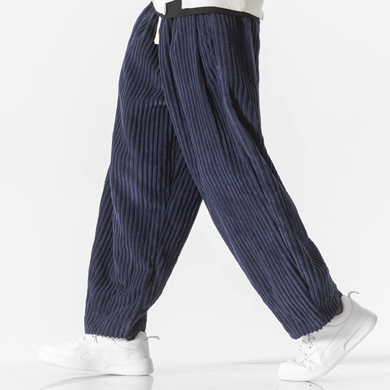 Comfortable Corduroy Wide Leg Pants - VogeLuxe