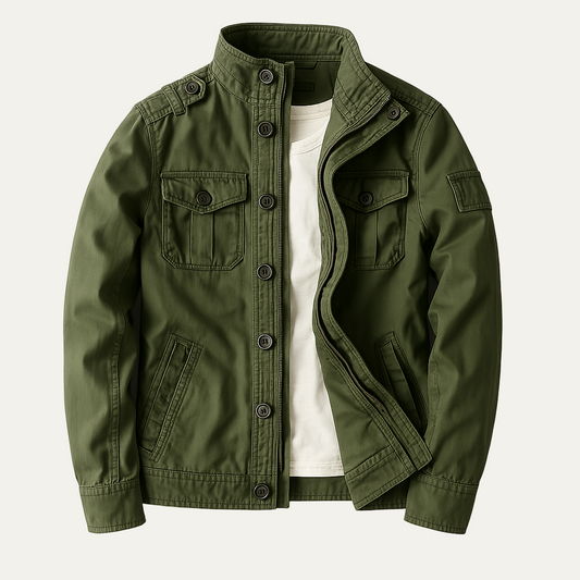 Utility Jacket | Button Front Casual Style 0