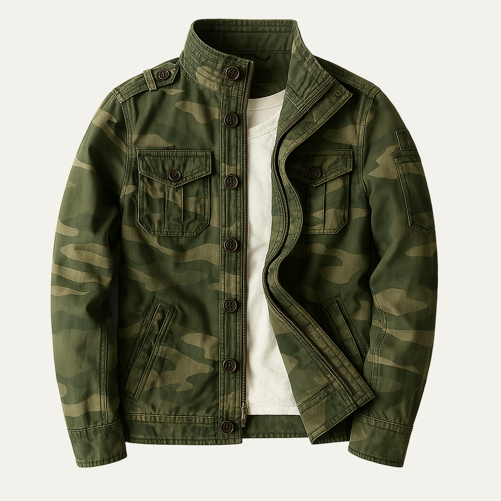 Utility Jacket | Button Front Casual Style 6