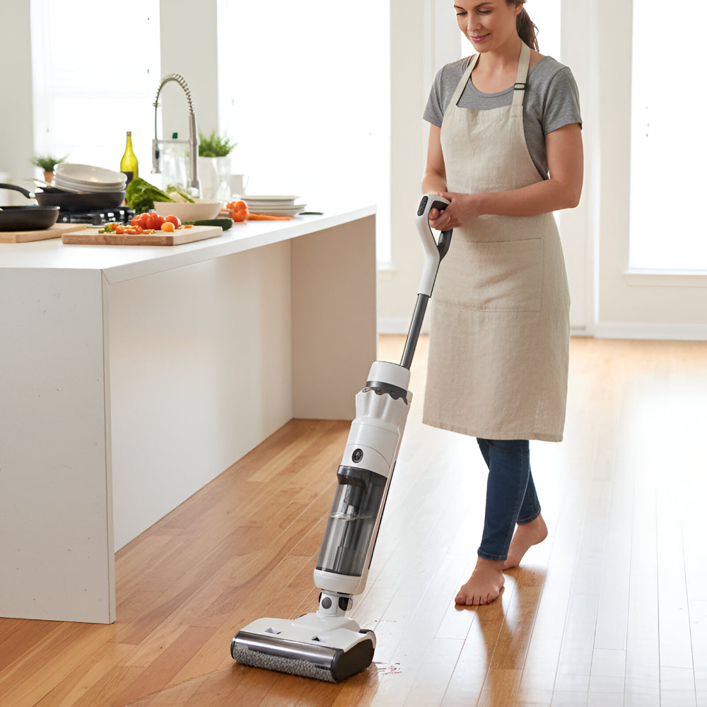 Portable Cordless Hard Floor Vacuum Mop - VogeLuxe