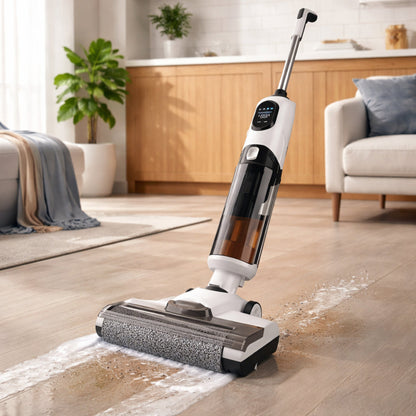 Portable Cordless Hard Floor Vacuum Mop
